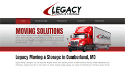 Desktop Screenshot of legacy-moving.com